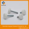 Hot Sale knurled head plastic thumb screw with white color