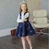 Hot sale new style little girls  sleeveless dress children clothes girl dresses
