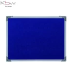 Hot sale pine wood standard bulletin board any color fabric board supply office or school