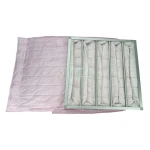 Hot sale Pink Air Conditioning Bag Filter Air Filter Medium Efficiency HVAC Filter Bag for Ventilation System