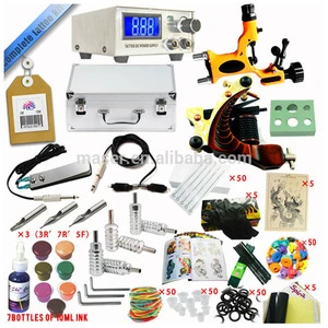 Hot Sale rotary tattoo machine kits professional airbrush tattoo kit