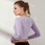 hot sale seamless long sleeve yoga top for fitness winter women outdoor training sports shirts