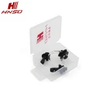 Hot sale swimming accessory silicone earplug and nose clip with case