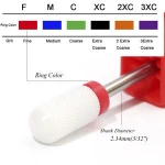 Hot Sale Typhoon Manicure Ceramic Nail Drill Bit 16 different size for options  Nail Salon