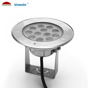 Hot sales DMX512 control   High quality IP68 waterproof 9w led fountain light Underwater Spotlights and Fountain Light