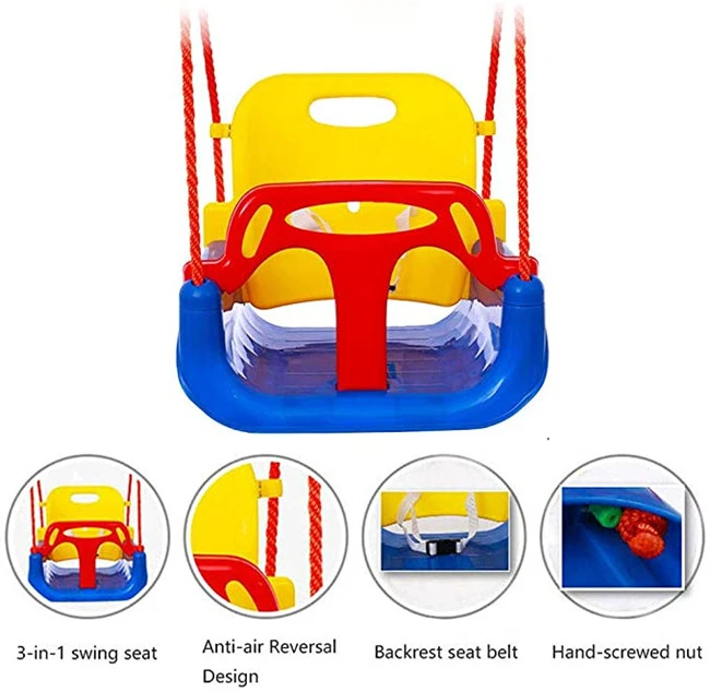 Hot sell Baby Toddler Swing Set Outdoor Swing Hanging Chair Seat