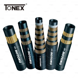 Hot sell hose manufacture 4 layers of high-tensile wrapped or smooth cover hydraulic rubber hoses