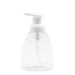 Hot-selling 250ml 300ml clear hand wash plastic foam pump bottle for bathroom liquid soap
