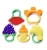 Import Hot selling baby teething toy Bpa free baby fruit teether toys from China