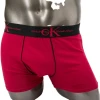 Hot selling customize logo print elastic waistband plus size cotton underwear men boxer briefs