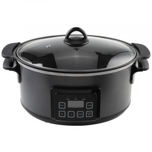 Hot Selling in China Digital Crock Pot 220V Oval 6L Manual electric Slow Cookers for household hotel commercial 22821D