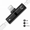 Hot selling mini 2 in 1 charging & listening adapter for iPhone for games
