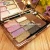 Import Hot selling portable 12 color shining shadow eye makeup eye shadow palette from China