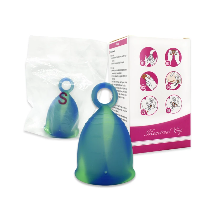 Hot selling soft silicone copa menstrual cup