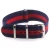 Import Hot selling various colour nato nylon striped watch strap from China