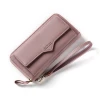 HOT SELLING WHOLESALE FASHION NEW ARRIVAL DESIGNER PU LEATHER LADY WRIST WALLETS FOR TRENDY WOMEN