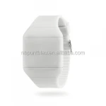 Hot ultra slimming silicone watch/waterproof watch