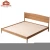 Import Hotel bedroom rubber wood solid wood furniture beds from China