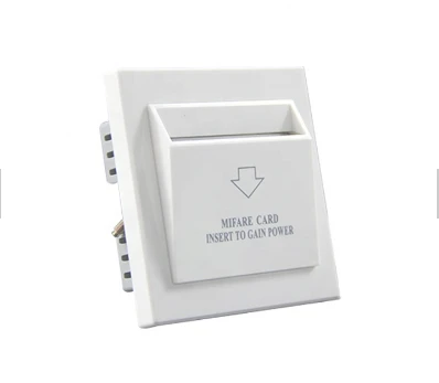 Hotel Cheap Energy Saving Power Switch 40A Wall Switch High Frequency,220V plastic hotel power switch
