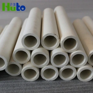 [HUTO CERATRIC] China manufacturer 75% Al2O3 Alumina Ceramic Roller  Ceramic Pipe Roller Ceramic for Kile