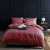 Import i@home Modern simple solid color 100% cotton duvet cover bedsheets bedding sets from China