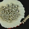 IB8189 Alloy Metal Nepal Flat Round Beads Tibetan Silver Spacer Beads