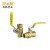 Import ifan pipe pex fittings 81052 copper ball valve 3/4FM gas valve from China