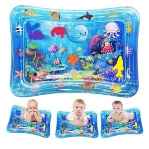 IN STOCK Inflatable Baby Water Mat Factory Wholesale New Design Baby Play Mat With Color Box Packing