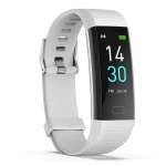 Incoming call vibrating notification heart rate bluetooth wrist band silicone fitness sport smart bracelet
