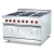 Import Industrial electric range with 2 hot plate cooking for restaurant EH-877 from China