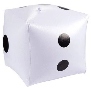 Inflatable Big Big Size Dice 30*30cm Swimming pool Party Supplies Kids Toys For Children Adults