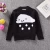 Import ins Parents and childrens clothing Mens and womens baby clouds Sleeve sweaters Childrens knitted sweaters from China