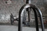 Iron Pipe Wooden Industrial Bar Chair