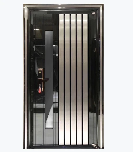ISO9001 CE Certificate Bulletproof Option Available Customized Size Stainless Steel Security Door