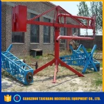 ISO9001 Certified 15m concrete spreader with pump rubber hose (manual operation) SGS certificate