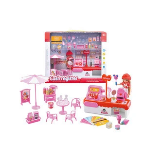 Jacko Toys kids mini furniture toys with ice-cream shop and cash register