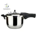 Japanese Food Grade SUS304/SS201 Nonelectric Stainless Steel Pressure Cooker Belly Shape Industrial Pressure Cooker Rice Cooker