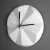 Import Jingdezhen China simple white ceramic wall clock for apartment decoration from China