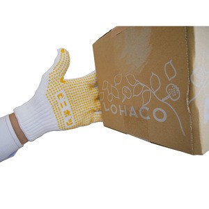 KACHIBOSHI Polyvinyl Chloride PVC Dotted Work Glove for Work
