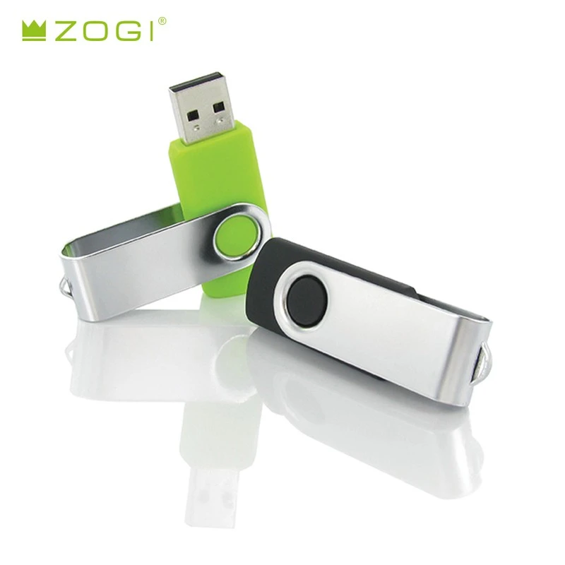 Key Gadgets Rotating Swivel USB Drive 16GB Metal USB Pendrive 4GB Cle USB Giveaway Gift