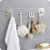 Import Kitchen Gabgets Cupboard Adhesive 6 Hook Wall Organizer Storage Rack Pantry Chest Tools Towels Hanger Wardrobe Towel Rack Hook from China