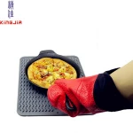Kitchen Oven Mitt Pot Holder Set Red Kitchen Linens Oven Mitt Pot Holder