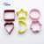 Import Kitchen tool metal custom colorful moon square heart shape star round flower stainless steel cookie cutter from China