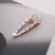 Import Korean Girl&#x27;s New Pearl Hairpin Trend Colored Diamond Clip Online Celebrity Rhinestone Hair Clip from China