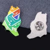 KSA Saudi 91st national day logo badge, backing magnet
