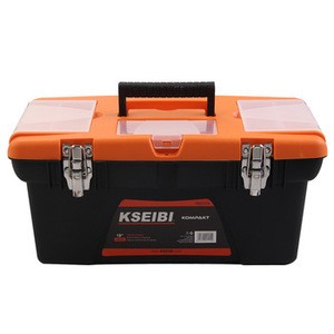 KSEIBI Durable ABS Plastic Tool Box 13&#39;&#39; With Hasp Lock For Tool Storage