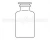Laboratory Glass Reagent Bottle Clear