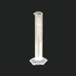 Laboratory Plastic Cylinder With Graduation Pp Clear Measuring Cylinder 25ml 50ml 100ml