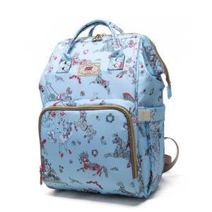 Large capacity mommy nappy backpack fashion diaper bag