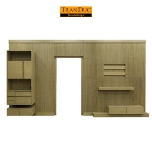 Large TV wall unit cabinet in hotel furniture 5 star